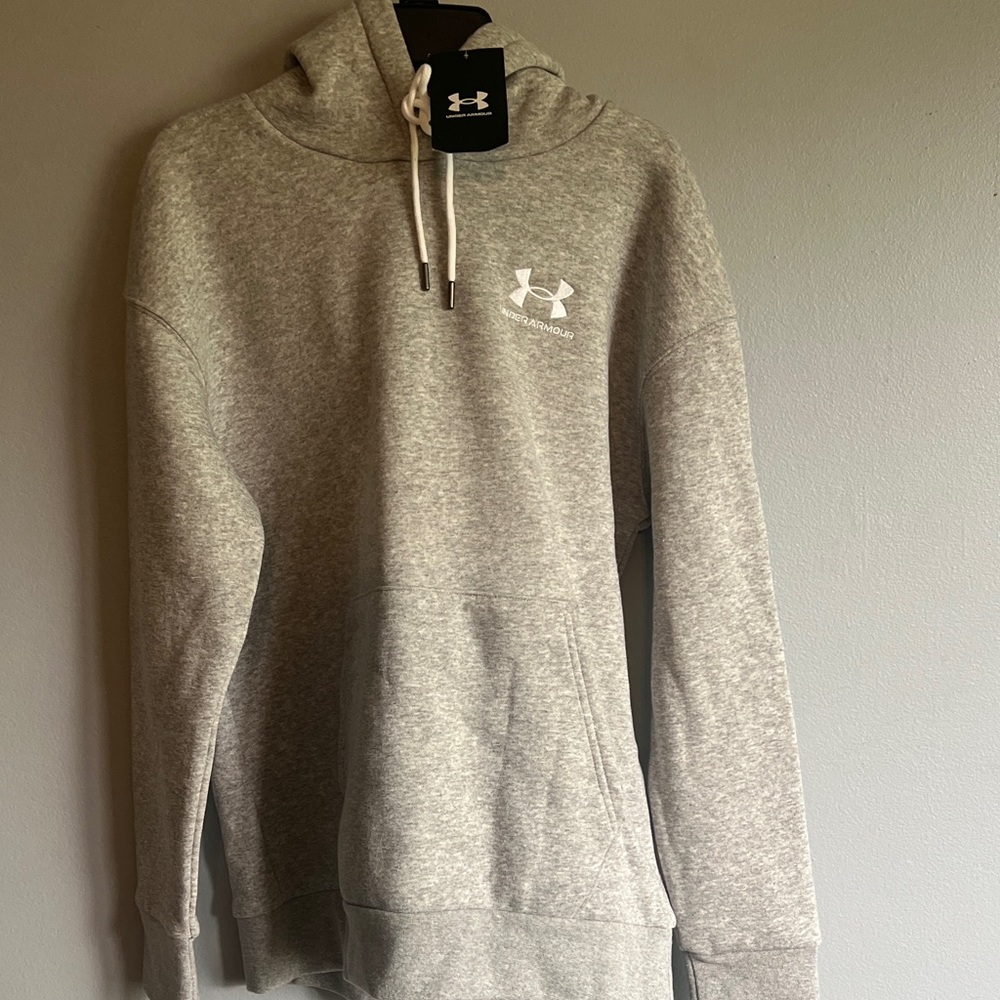Under Armour Light Gray Pullover Hoodie